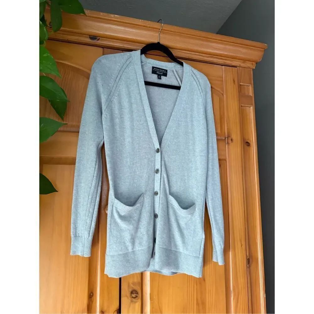 Banana Republic Italian Yarn Filpucci Cardigan Cashmere Blend SZ XS